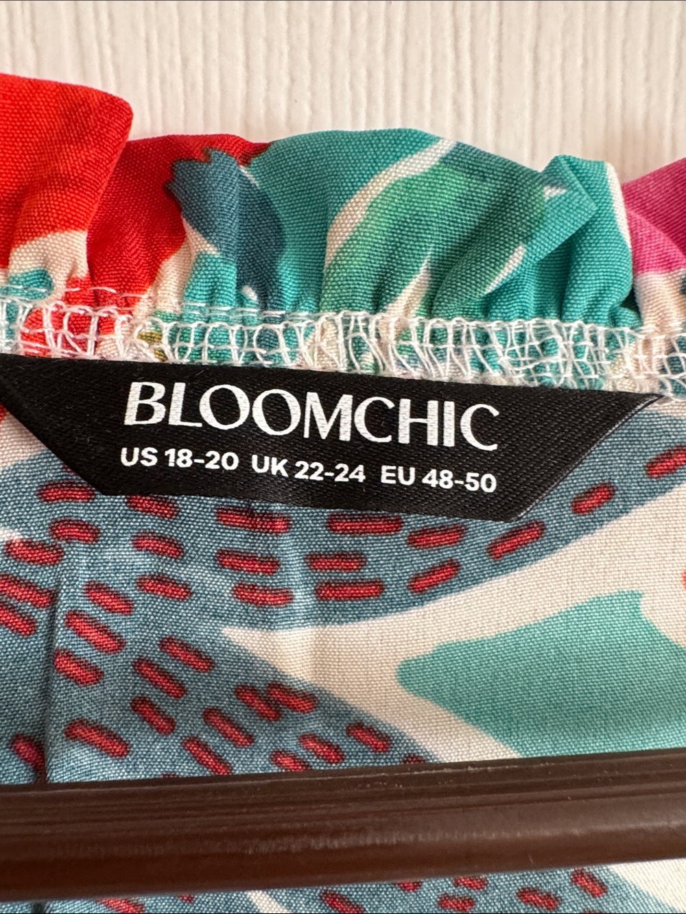 BloomChic green and pink floral Jumpsuit - Picture 2 of 5
